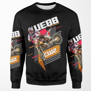 Cooper Webb 2 Motocross And Supercross Champion Cw2 Fan Supporter All-over-print Unisex Sweatshirt