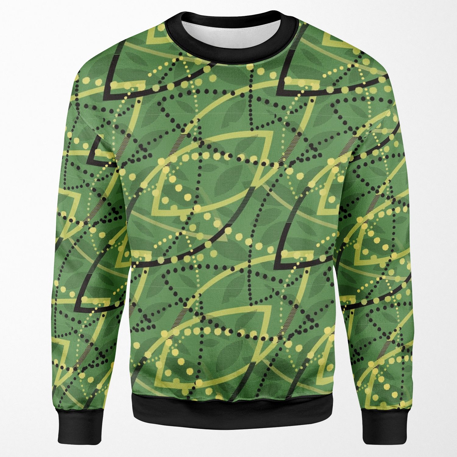 Copy Of The Classic Seat Fabric Found On Melbourne Metro Trams And Trains All-over-print Unisex Sweatshirt