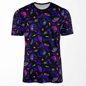 Cosmic Bowling Carpet All-over-print T-shirt