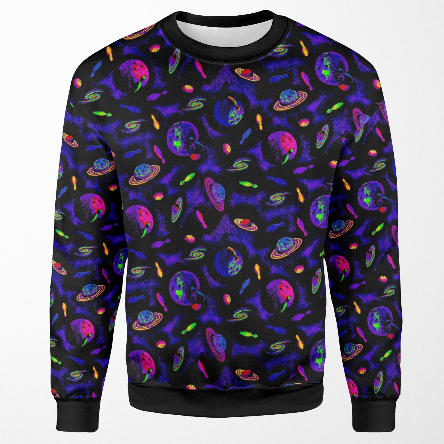Cosmic Bowling Carpet All-over-print Unisex Sweatshirt