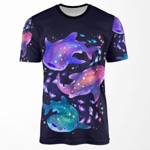 Cosmic Whale Shark All-over-print T-shirt