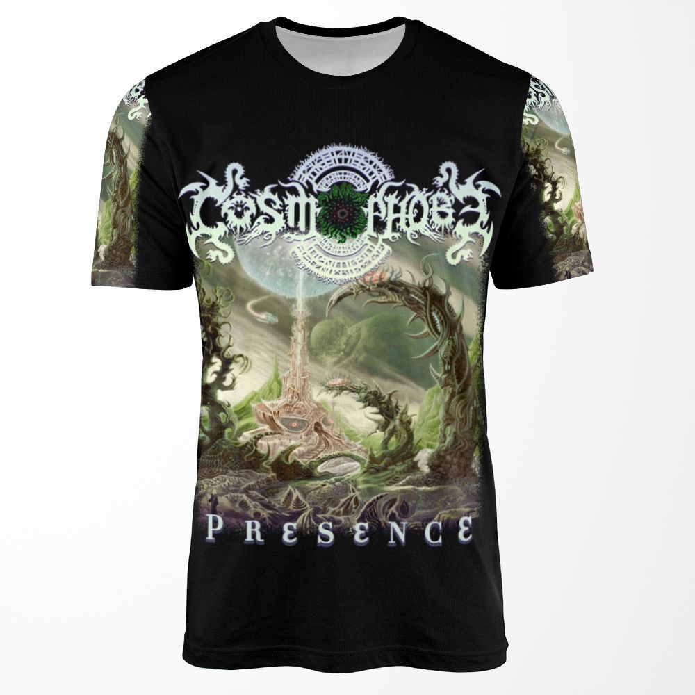 Cosmophobe Presence All-over-print T-shirt