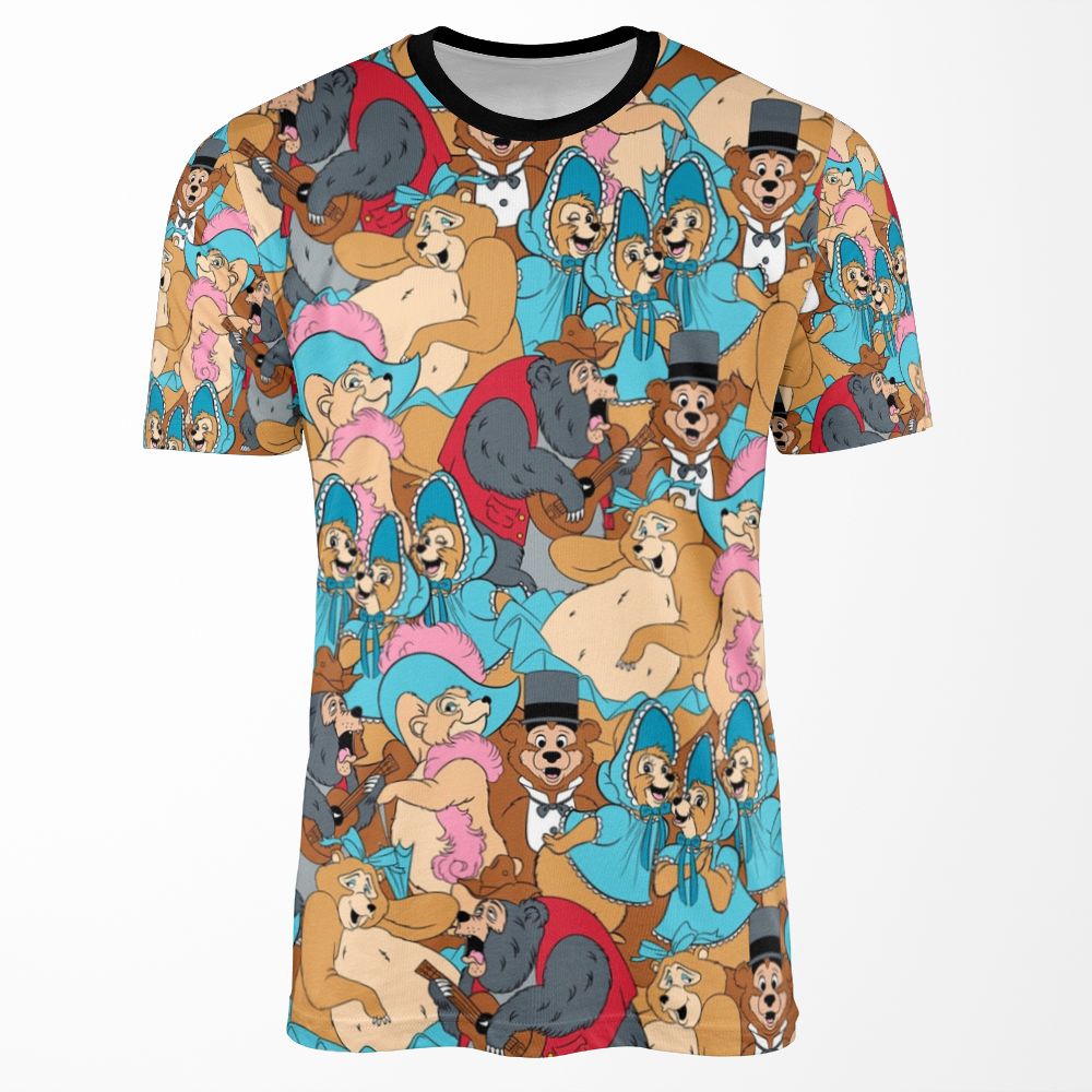 Country Bear Jamboree Pattern All-over-print T-shirt