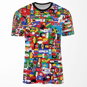 Countryball All-over-print T-shirt