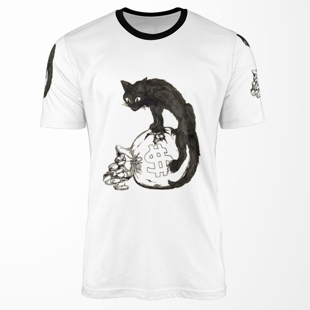 Cover Of Industrial Workers Of The World S 1913 Sabotage Pamphlet Featuring Sabo Tabby The Anarchist Black Cat All-over-print T-shirt