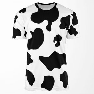 Cow Pattern Spots Animal Print All-over-print T-shirt