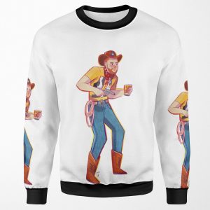 Cowdoy Aunty Donna All-over-print Unisex Sweatshirt