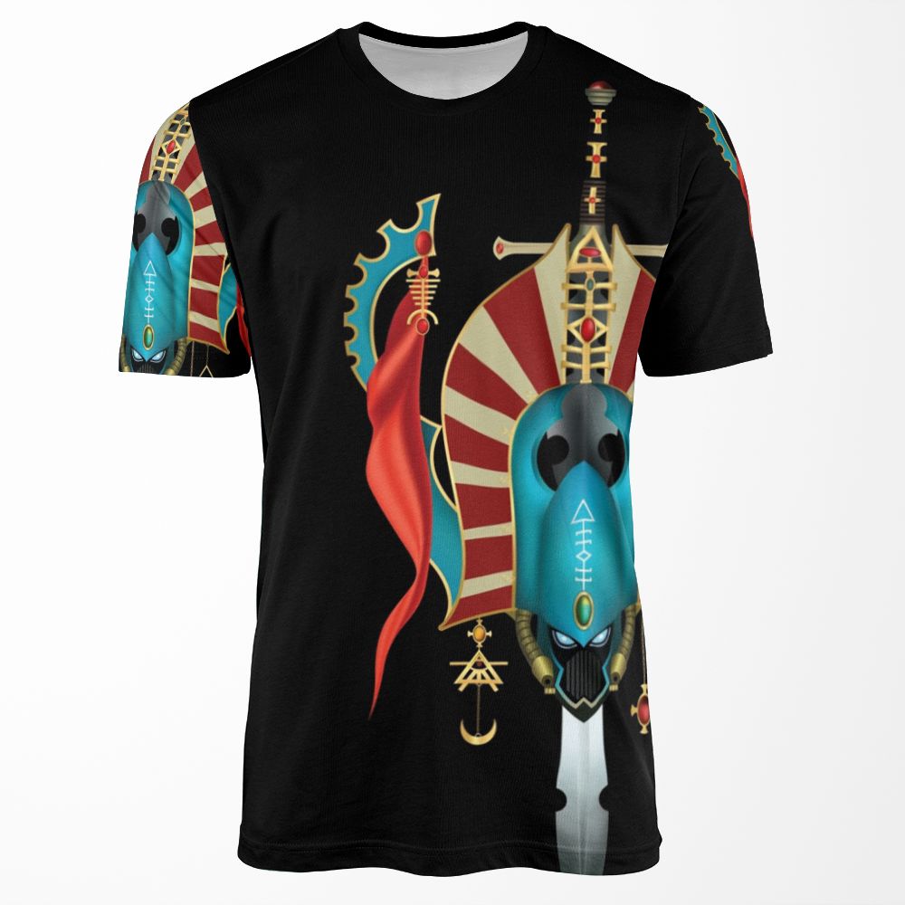 Craftworld Eldar Autarch Heraldry Sigil Crest All-over-print T-shirt