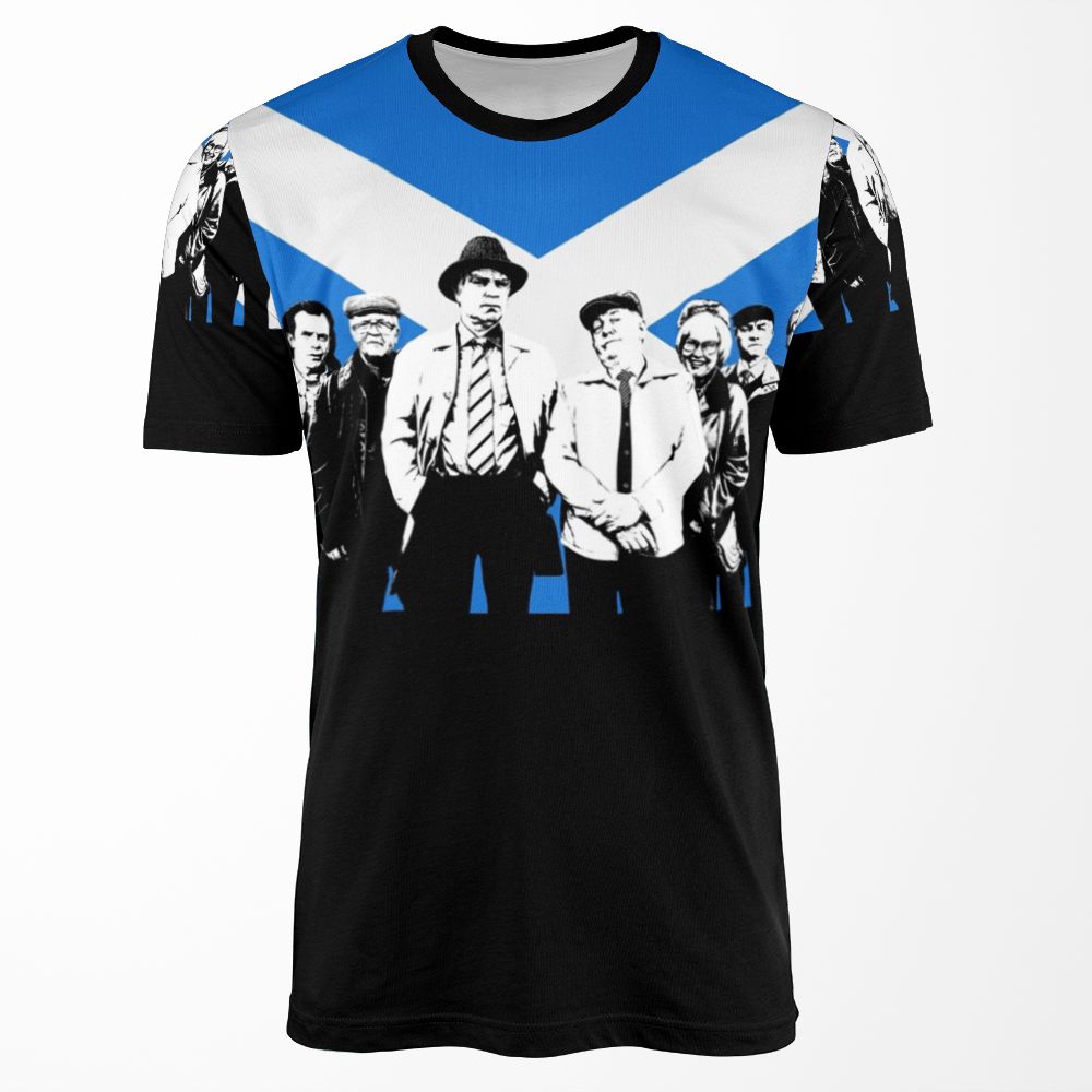 Craiglang S Finest With Scottish Flag All-over-print T-shirt