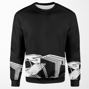 Crate Digger Vinyl Records All-over-print Unisex Sweatshirt