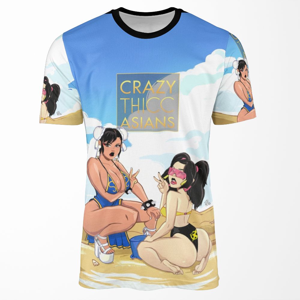 Crazy Thicc All-over-print T-shirt