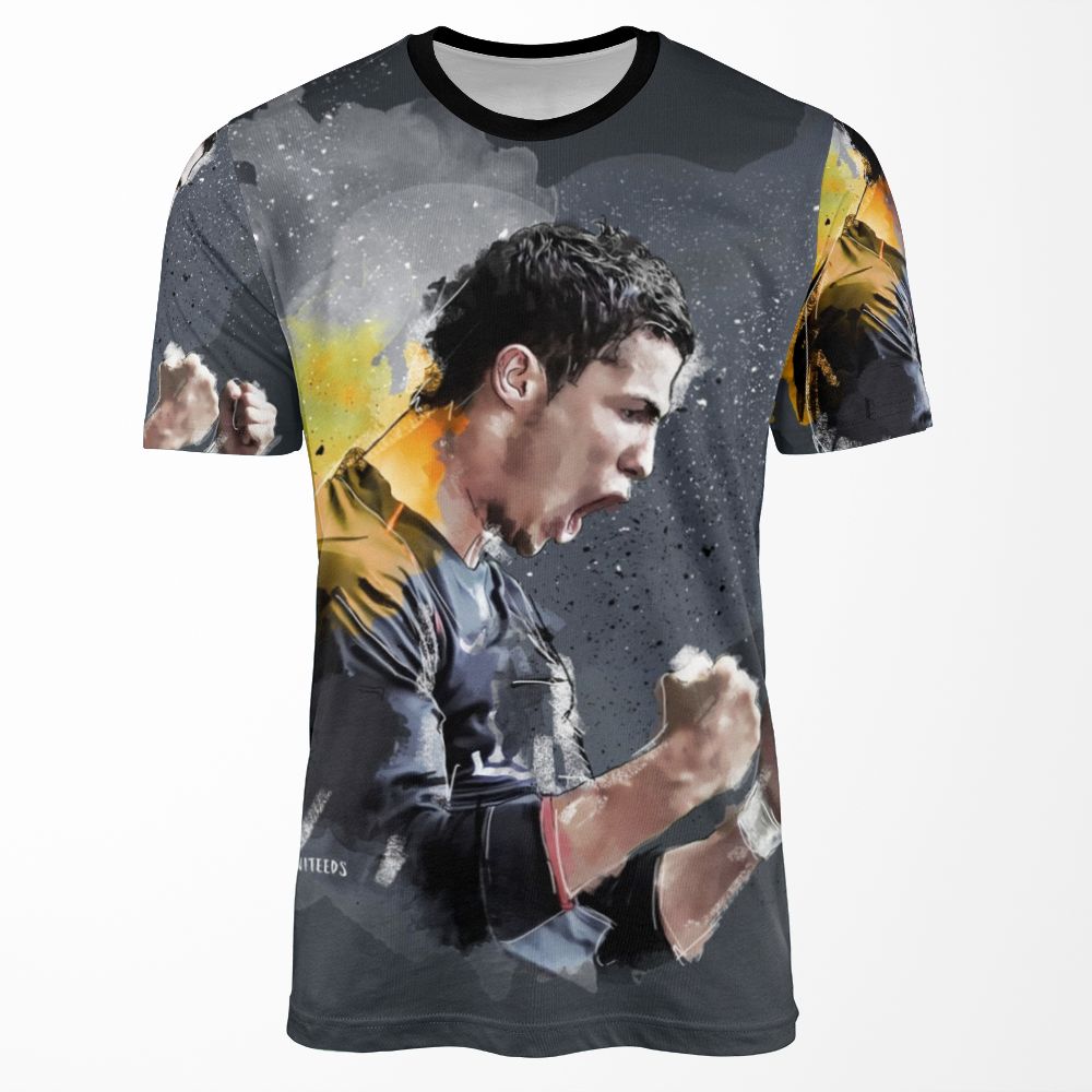 Cristiano Ronaldo Painting All-over-print T-shirt