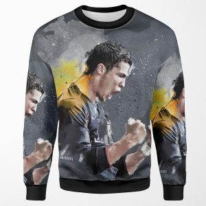 Cristiano Ronaldo Painting All-over-print Unisex Sweatshirt