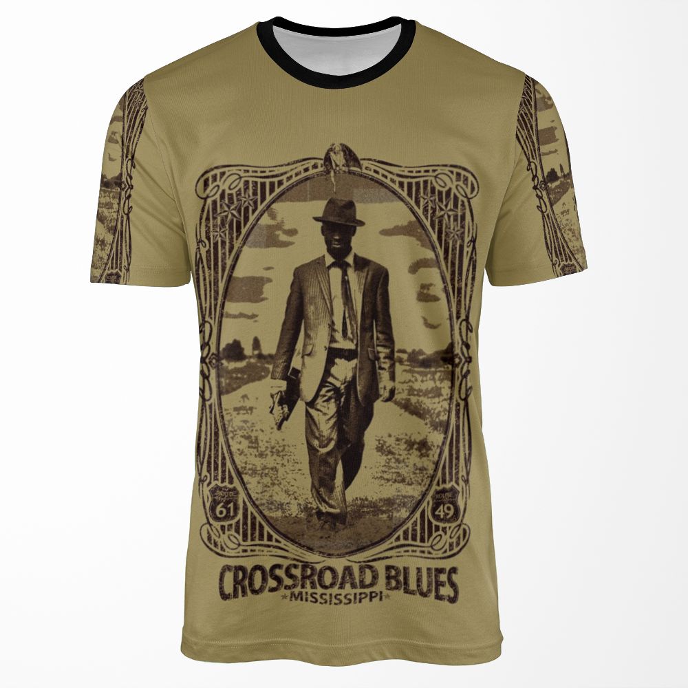 Crossroad Blues All-over-print T-shirt