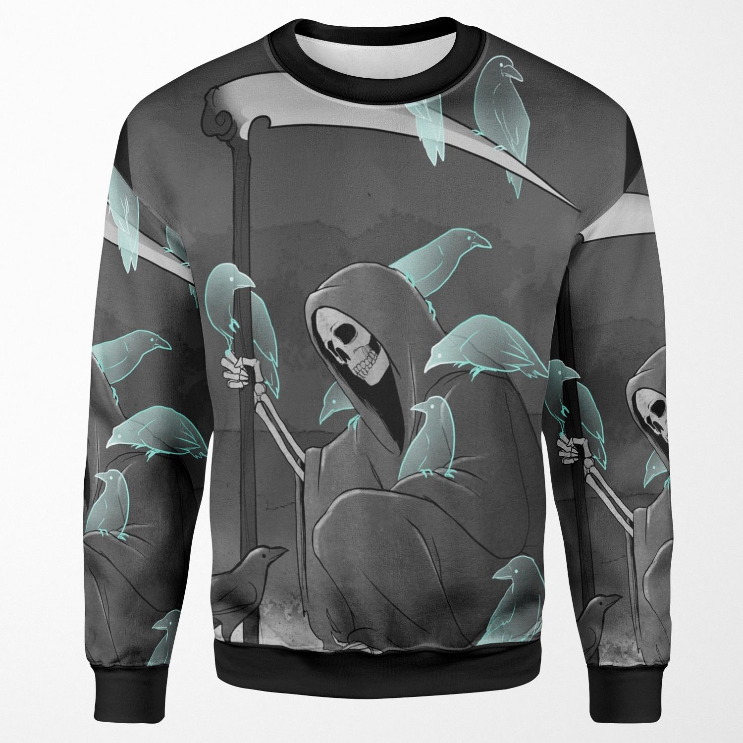 Crows All-over-print Unisex Sweatshirt