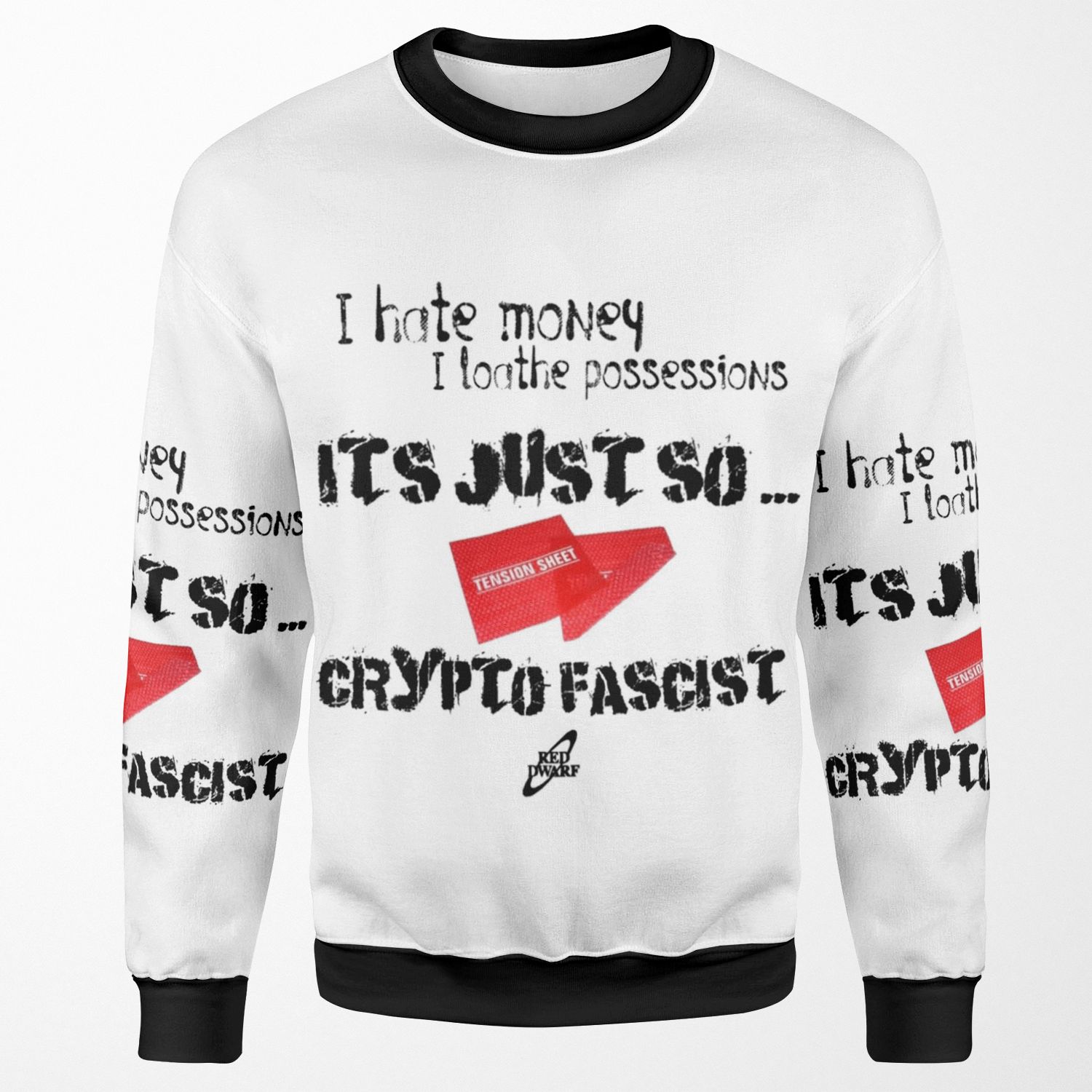 Crypto Fascist All-over-print Unisex Sweatshirt