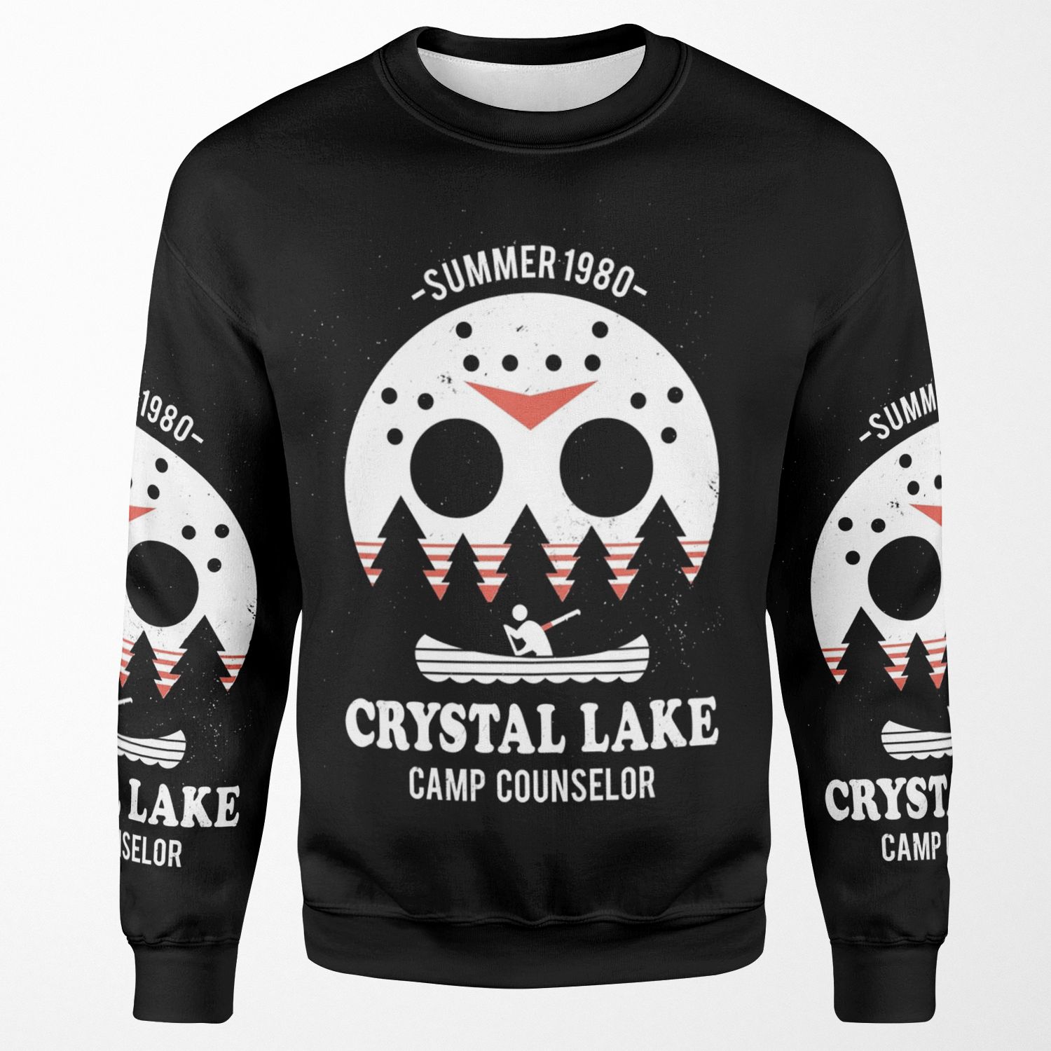 Crystal Lake Camp Counselor All-over-print Unisex Sweatshirt