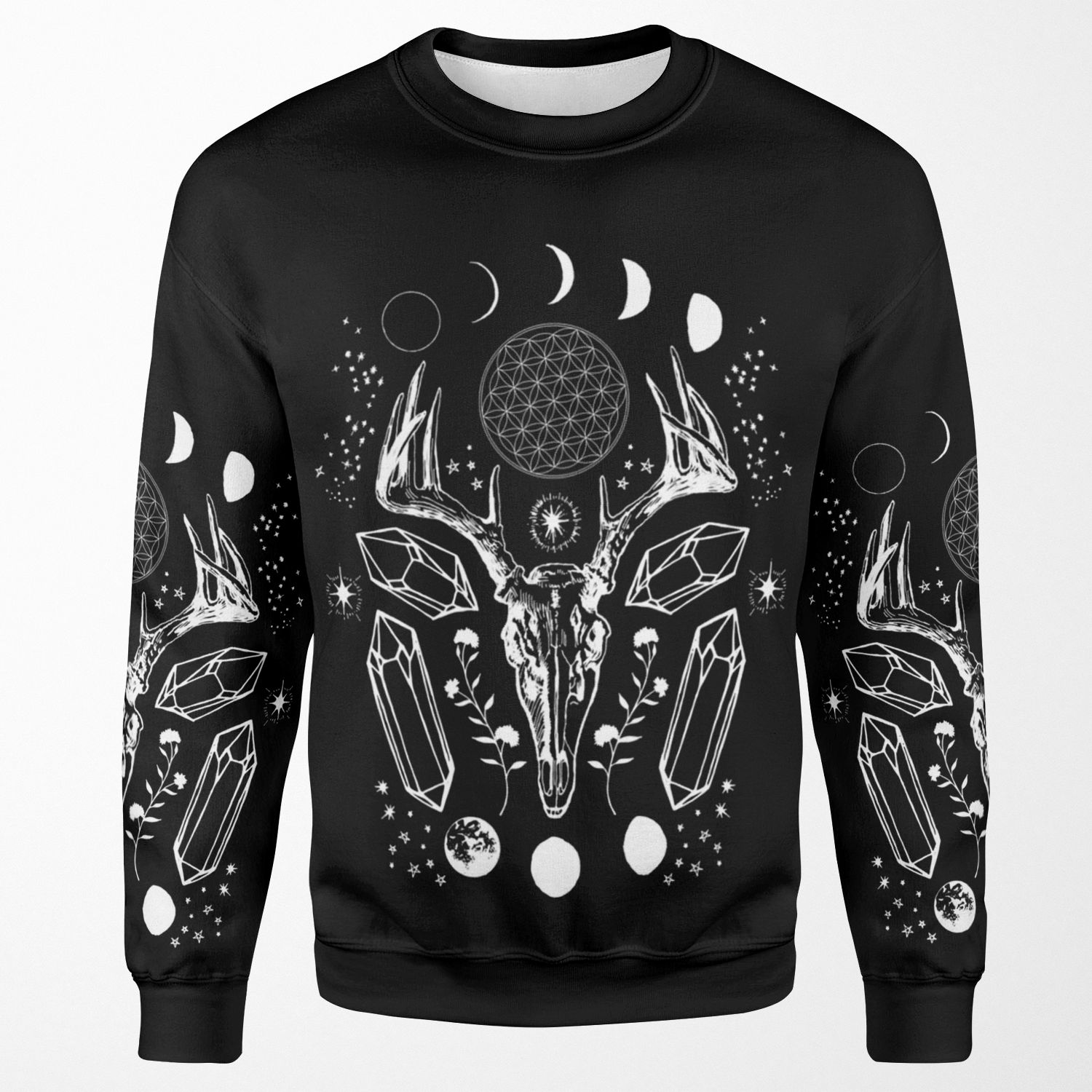 Crystal Moon All-over-print Unisex Sweatshirt