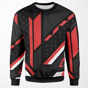 Csgo Black Red And White All-over-print Unisex Sweatshirt