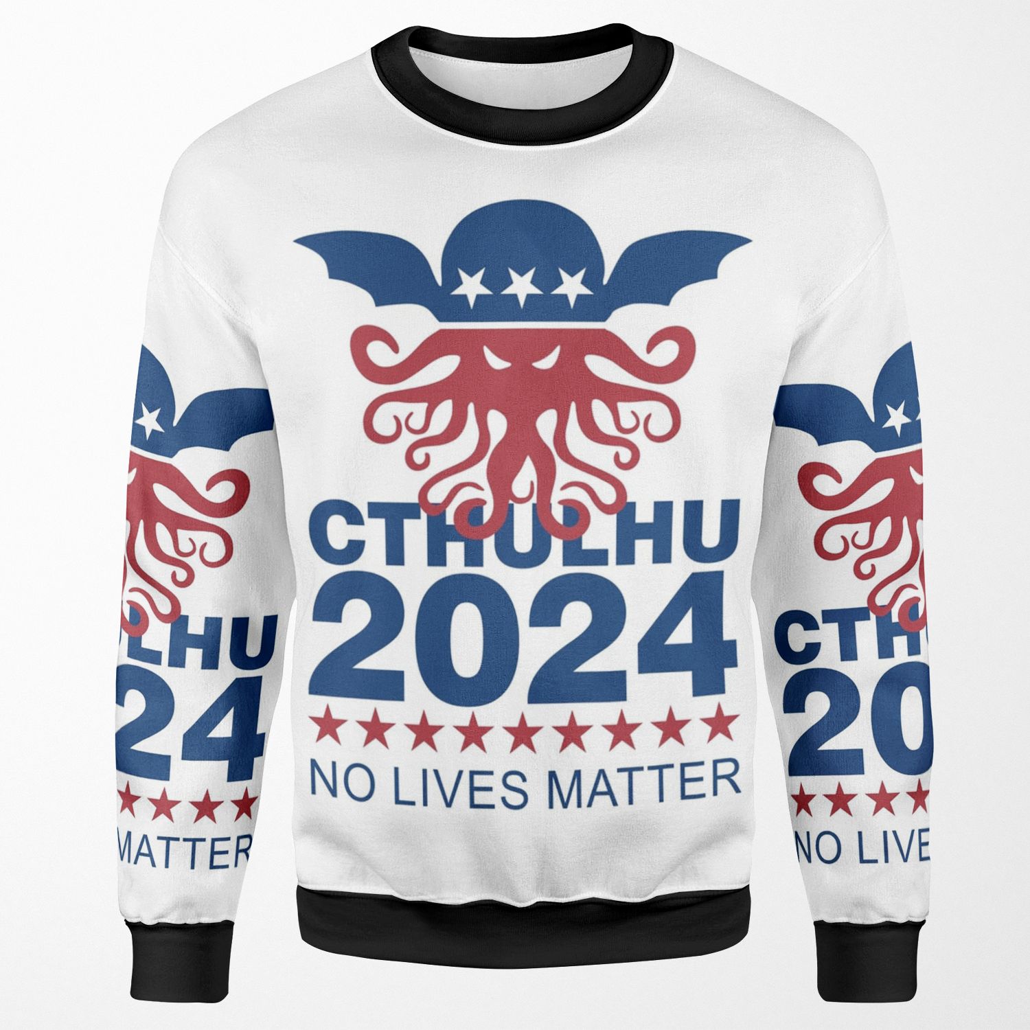 Cthulhu 2024 No Lives Matter All-over-print Unisex Sweatshirt