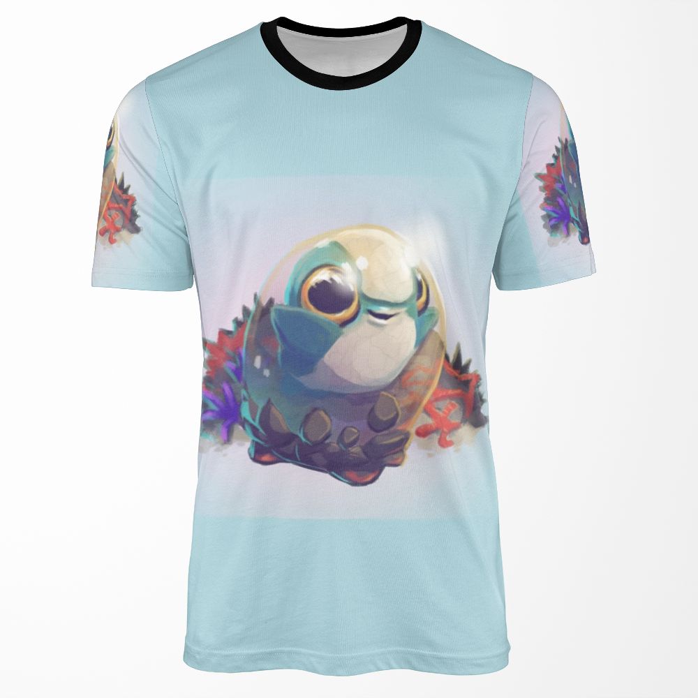 Cuddlefish Baby Subnautica All-over-print T-shirt