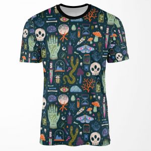 Curiosities All-over-print T-shirt