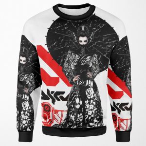 Cyberpunk Geisha Futurist Urban Style All-over-print Unisex Sweatshirt