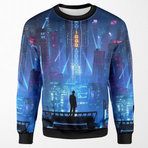 Cyberpunk Night City All-over-print Unisex Sweatshirt