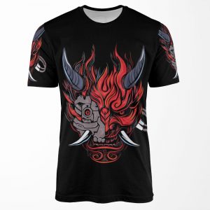 Cyberpunk Oni Demon All-over-print T-shirt