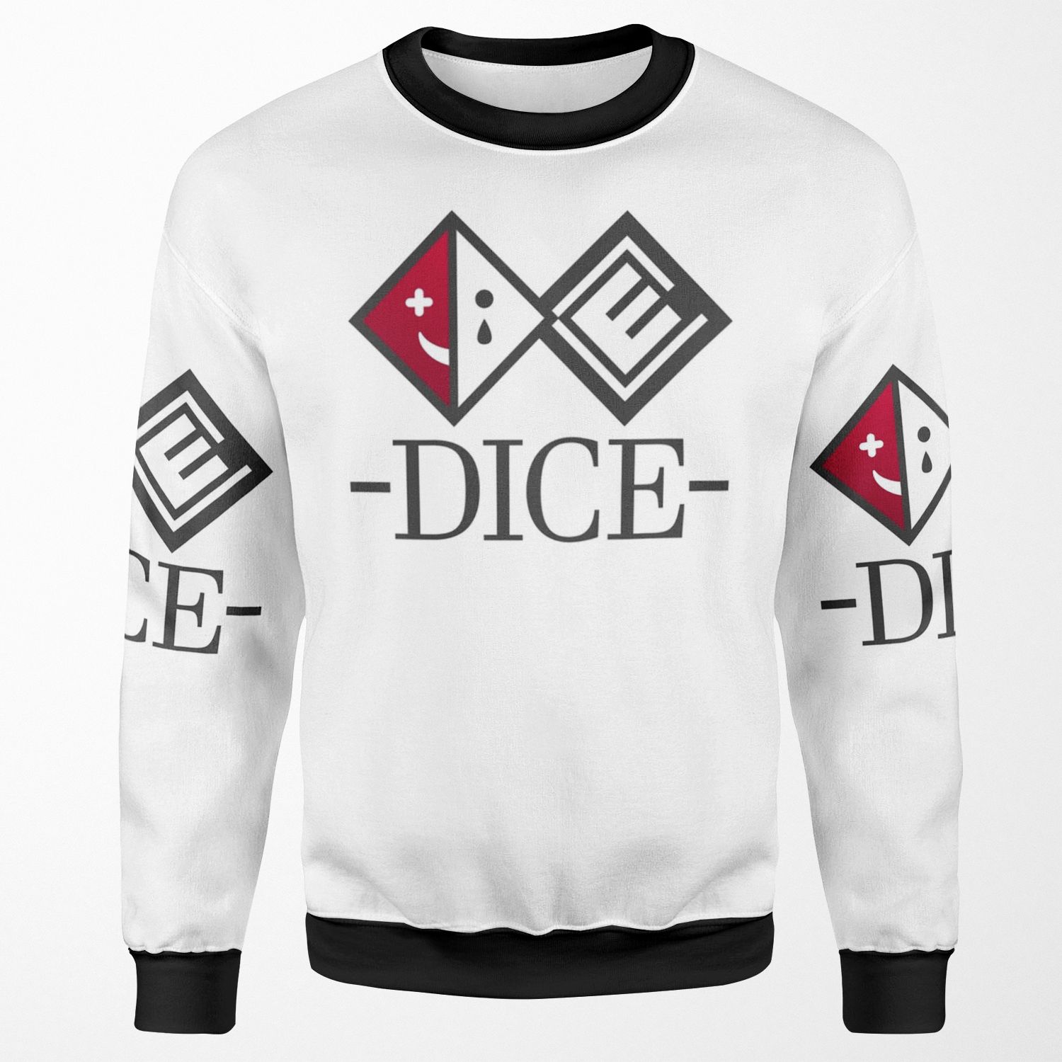 D I C E Logo All-over-print Unisex Sweatshirt