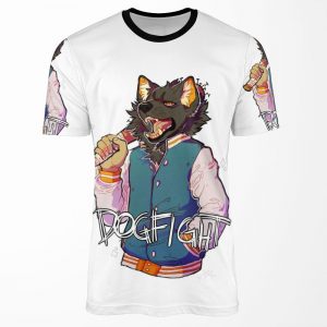 D O G F I G H T All-over-print T-shirt