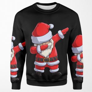 Dabbing Santa T Shirt Claus Christmas Funny Dab X Mas Gifts Kids Boys Girls Men Women All-over-print Unisex Sweatshirt