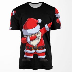 Dabbing Santaclaus Christmas Funny Dab X Mas Gifts Kids Boys Girls Men Women All-over-print T-shirt