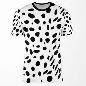 Dalmatian Animal Print Pattern All-over-print T-shirt