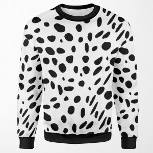 Dalmatian Animal Print Pattern All-over-print Unisex Sweatshirt