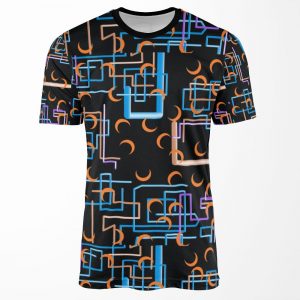 Dan Flashes A Colorful Shirt Wore By Dan Flashes All-over-print T-shirt