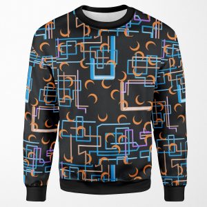 Dan Flashes A Colorful Shirt Wore By Dan Flashes All-over-print Unisex Sweatshirt