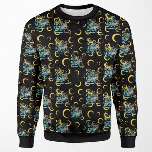 Dan Flashes Pattern Cool Tim Robinson All-over-print Unisex Sweatshirt