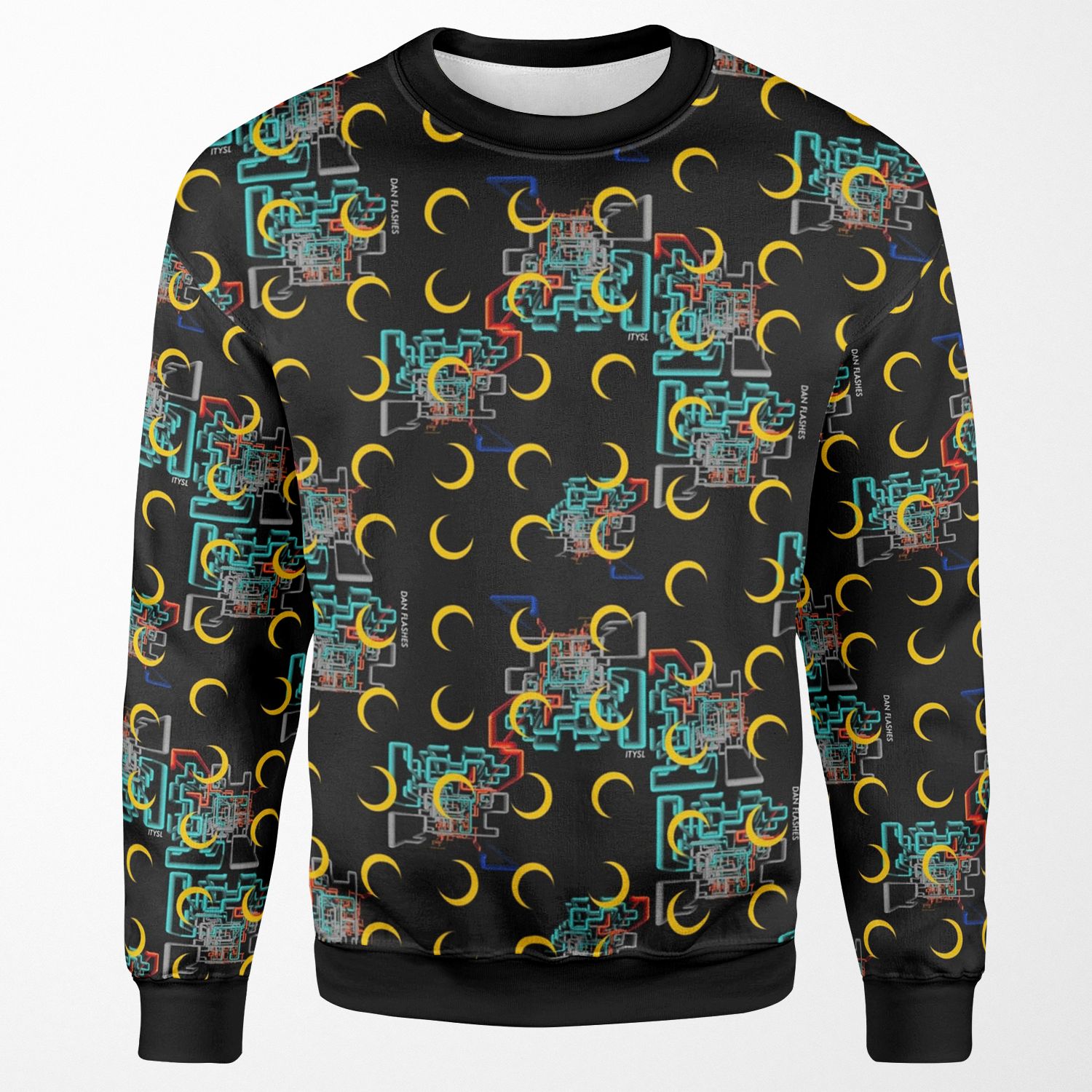 Dan Flashes All-over-print Unisex Sweatshirt