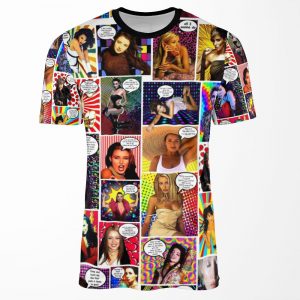 Dannii Minogue Goes Pow Wow 30 All-over-print T-shirt