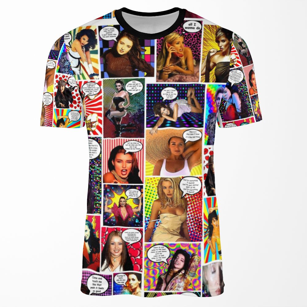 Dannii Minogue Goes Pow Wow 30 All-over-print T-shirt