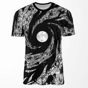 Dark Moon Rain And Trees All-over-print T-shirt