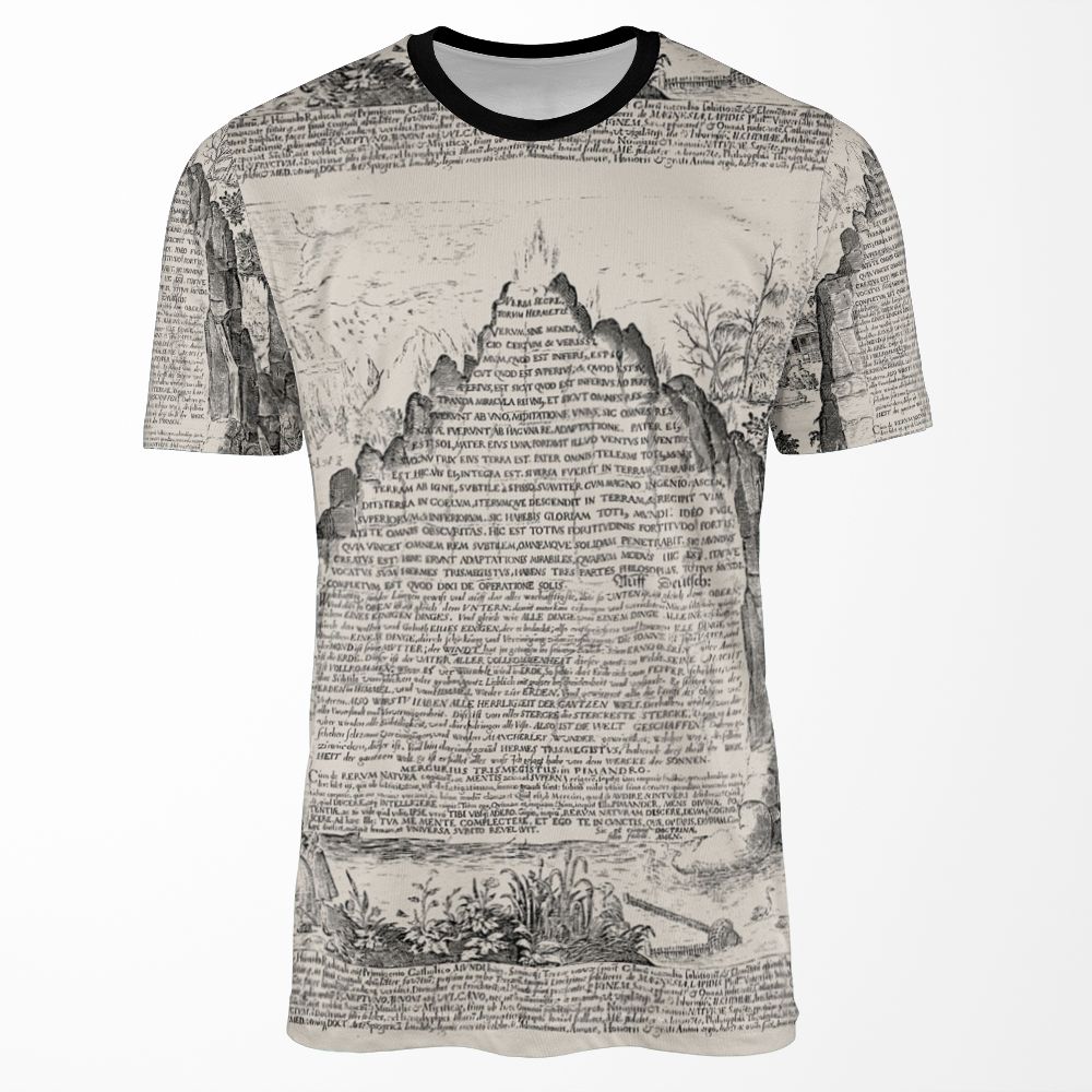 Dark Sic Mundus Creatus Est All-over-print T-shirt