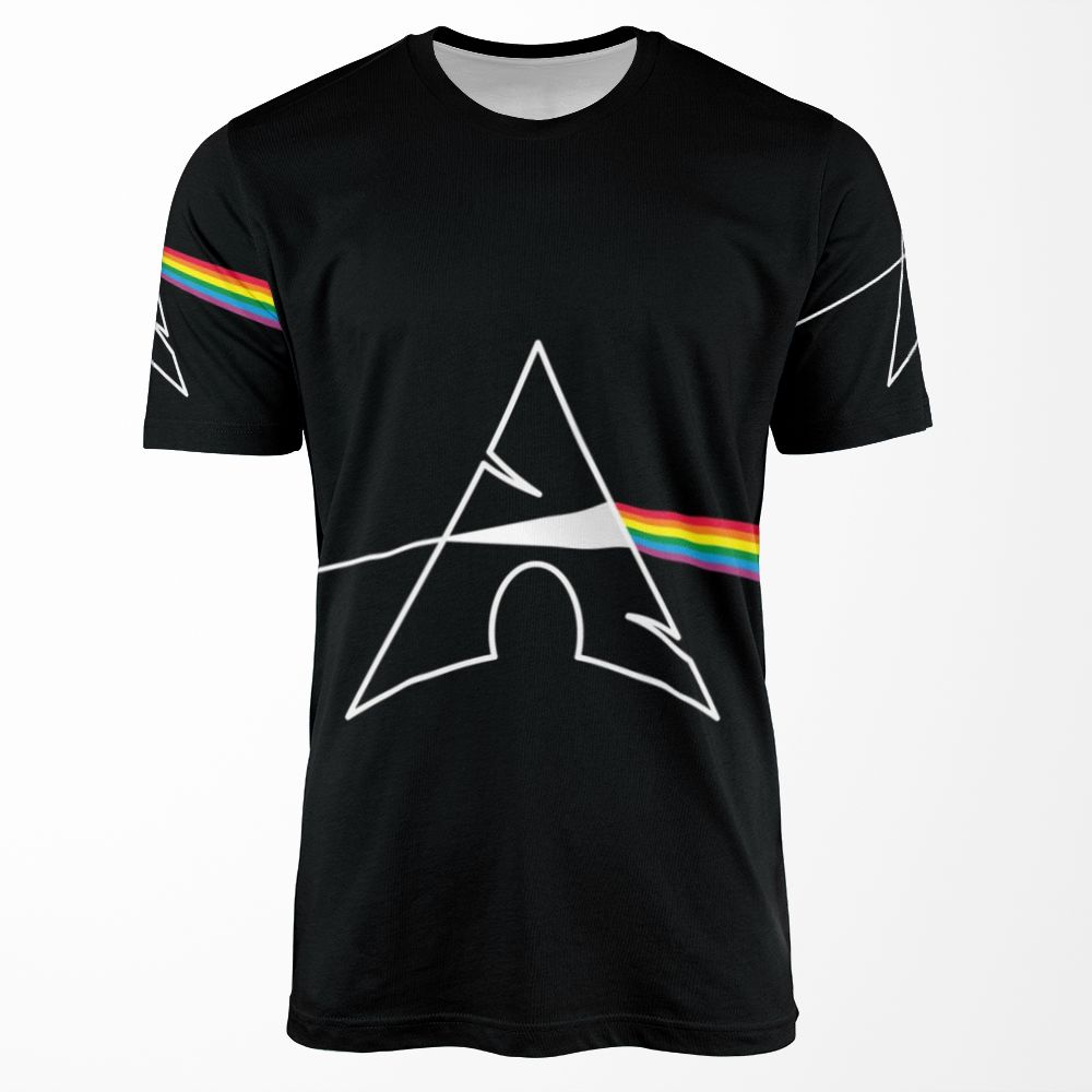 Dark Side Of Arch Linux All-over-print T-shirt