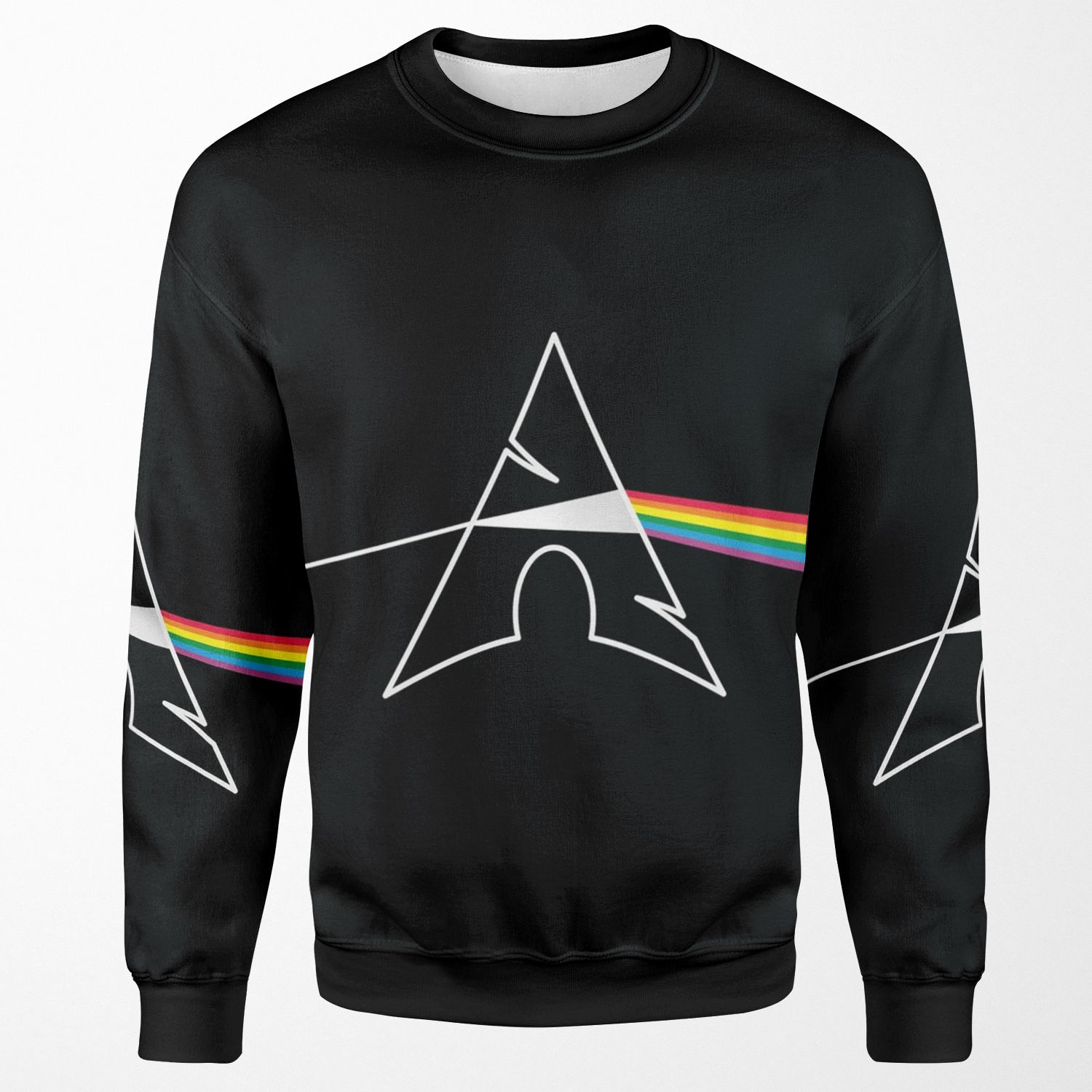 Dark Side Of Arch Linux All-over-print Unisex Sweatshirt
