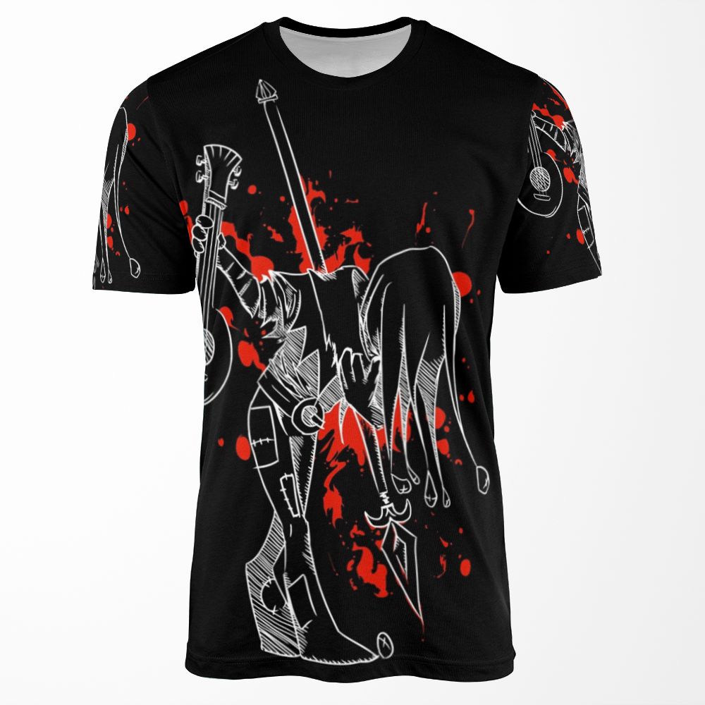 Darkest Dungeon Jester Finale White Version All-over-print T-shirt
