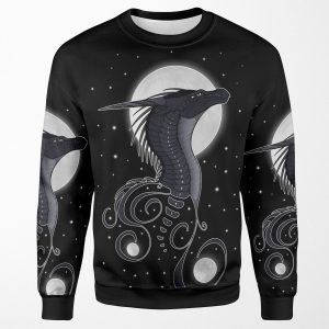 Darkstalker Wings Of Fire All-over-print Unisex Sweatshirt