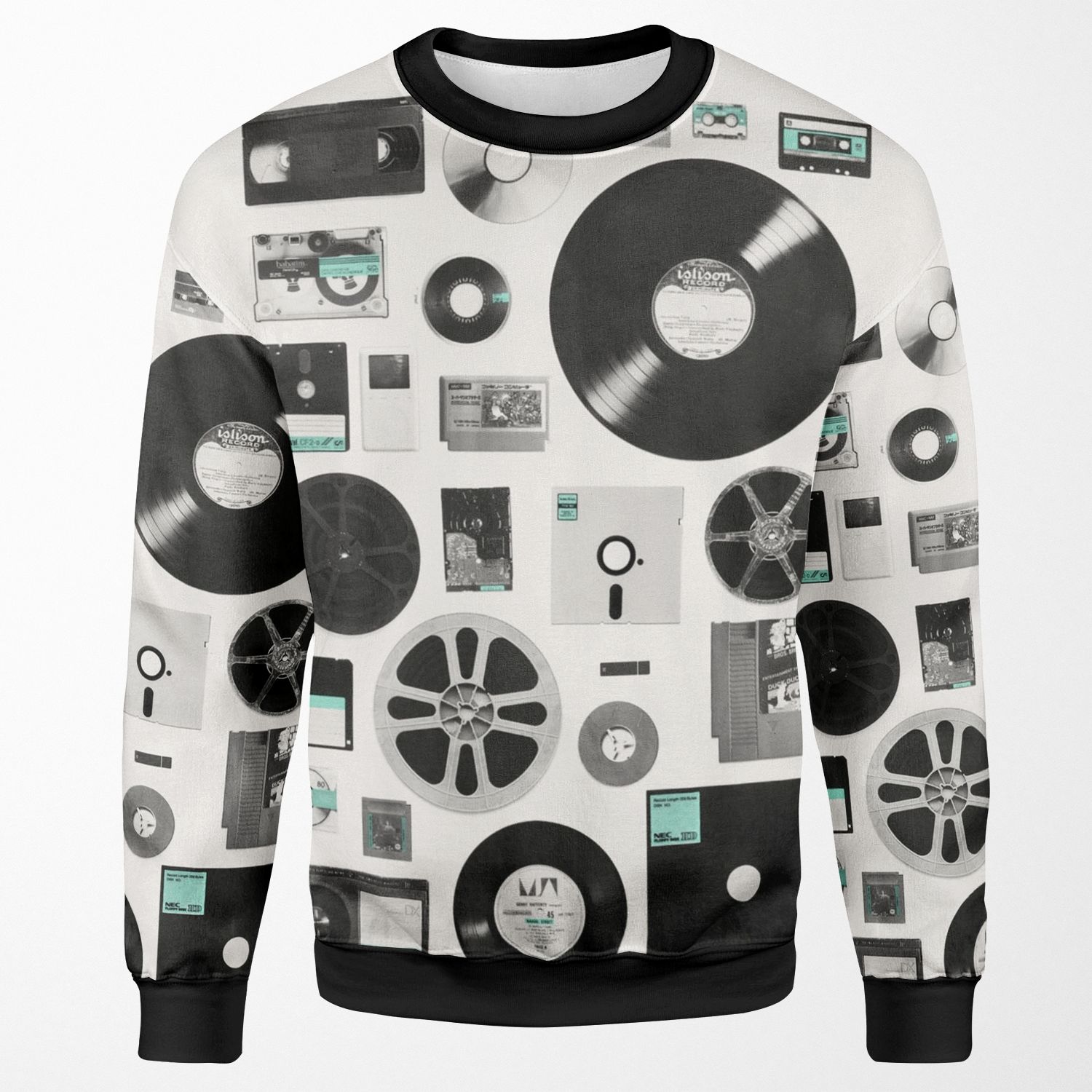 Data All-over-print Unisex Sweatshirt