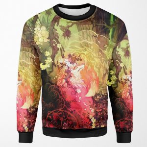 Dawnsing Wood Fox In Watercolor All-over-print Unisex Sweatshirt