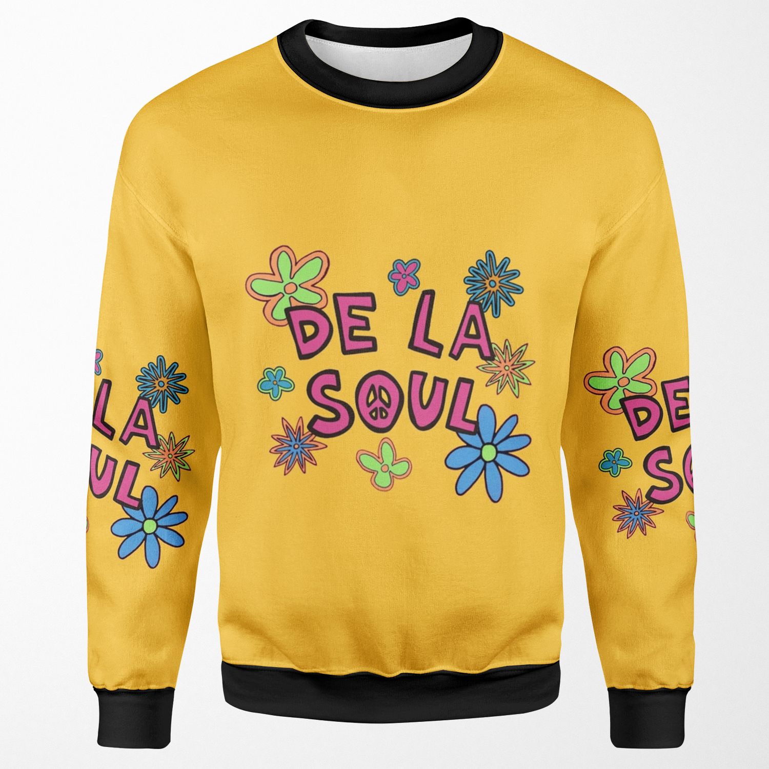 De La Soul Pattern All-over-print Unisex Sweatshirt